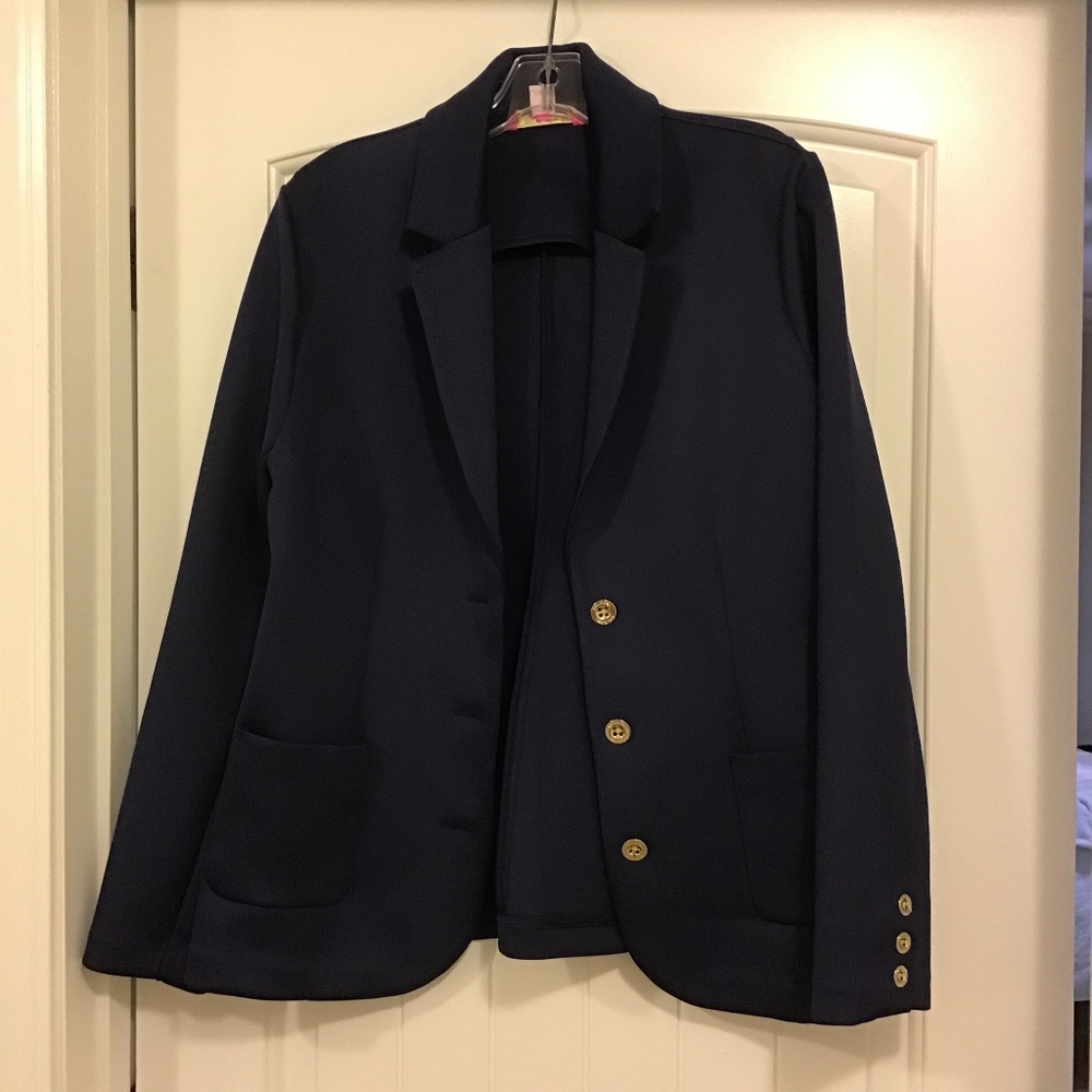 Lilly Pulitzer Braylee Blazer Navy Size L